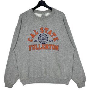 Y2K Cal State Fullerton Universal Gray shirt sweatshirt 1957